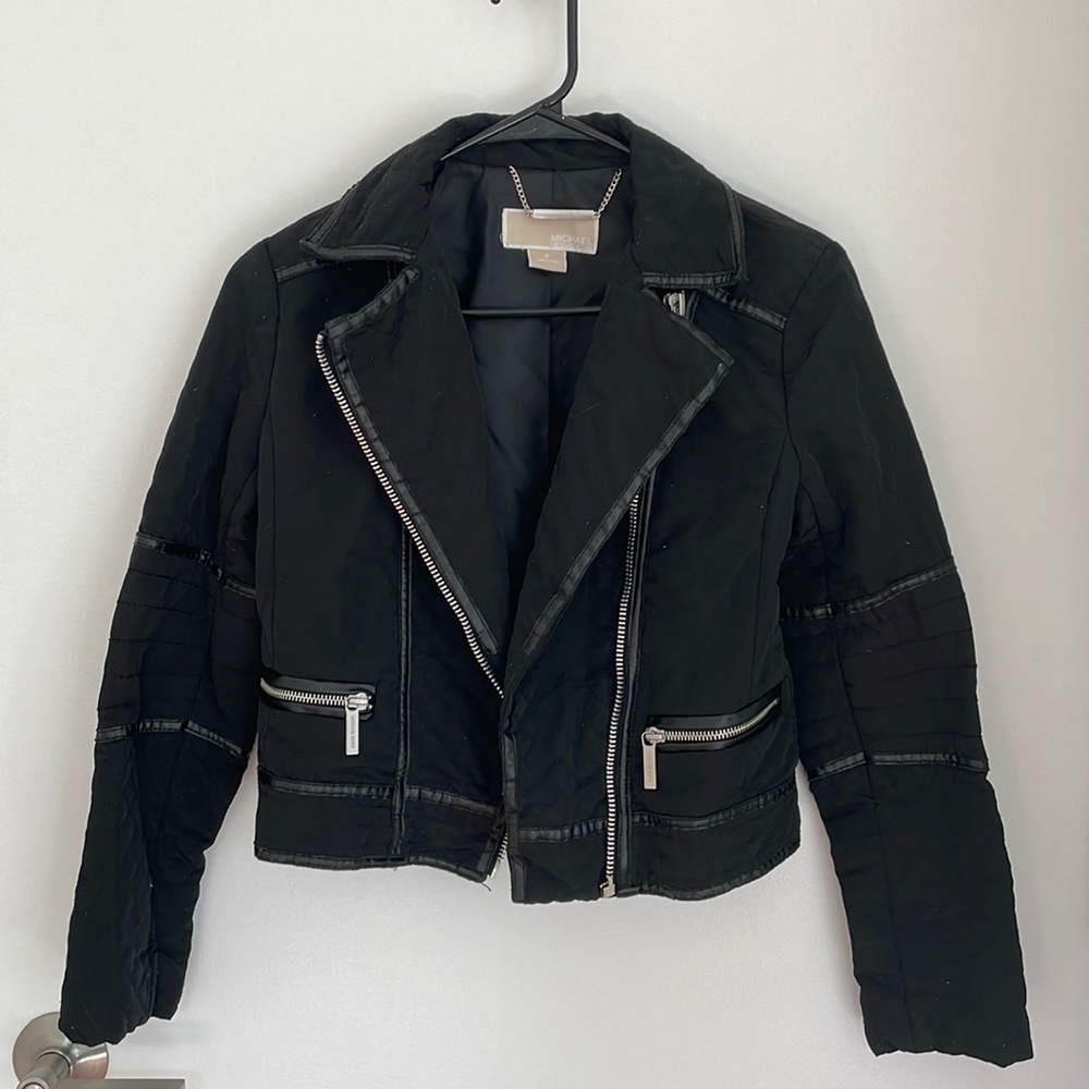 Michael Kors Women’s P Quilted Moto Jacket